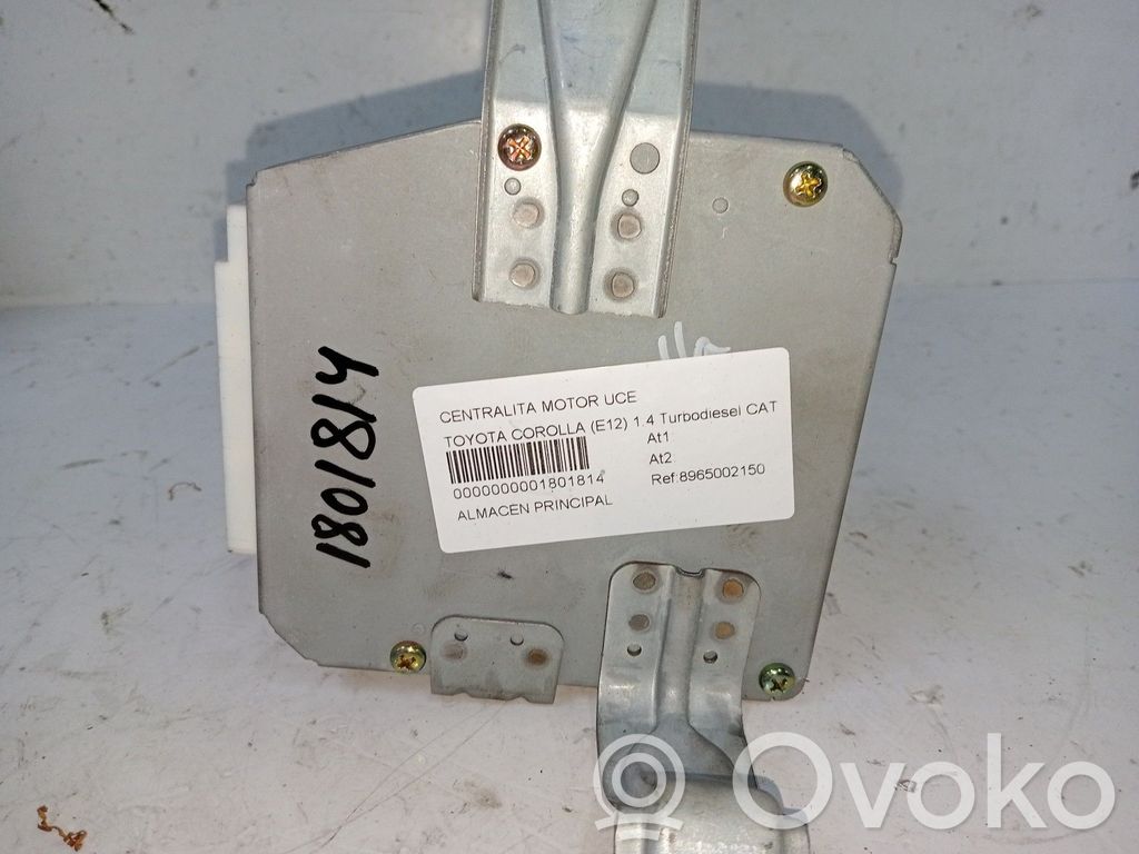 Toyota Corolla Verso E121 Muut ohjainlaitteet/moduulit 