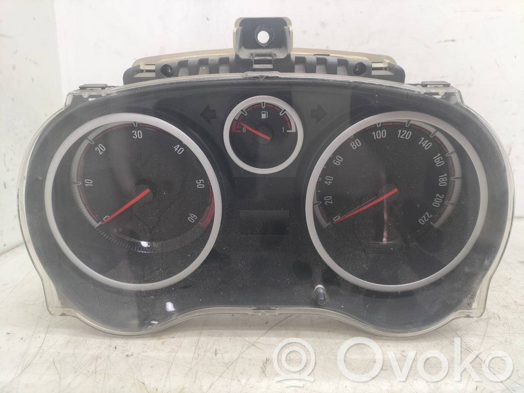 Opel Corsa D Tachimetro (quadro strumenti) 