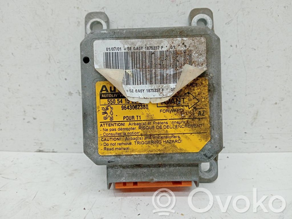 Peugeot 206 Centralina/modulo airbag 