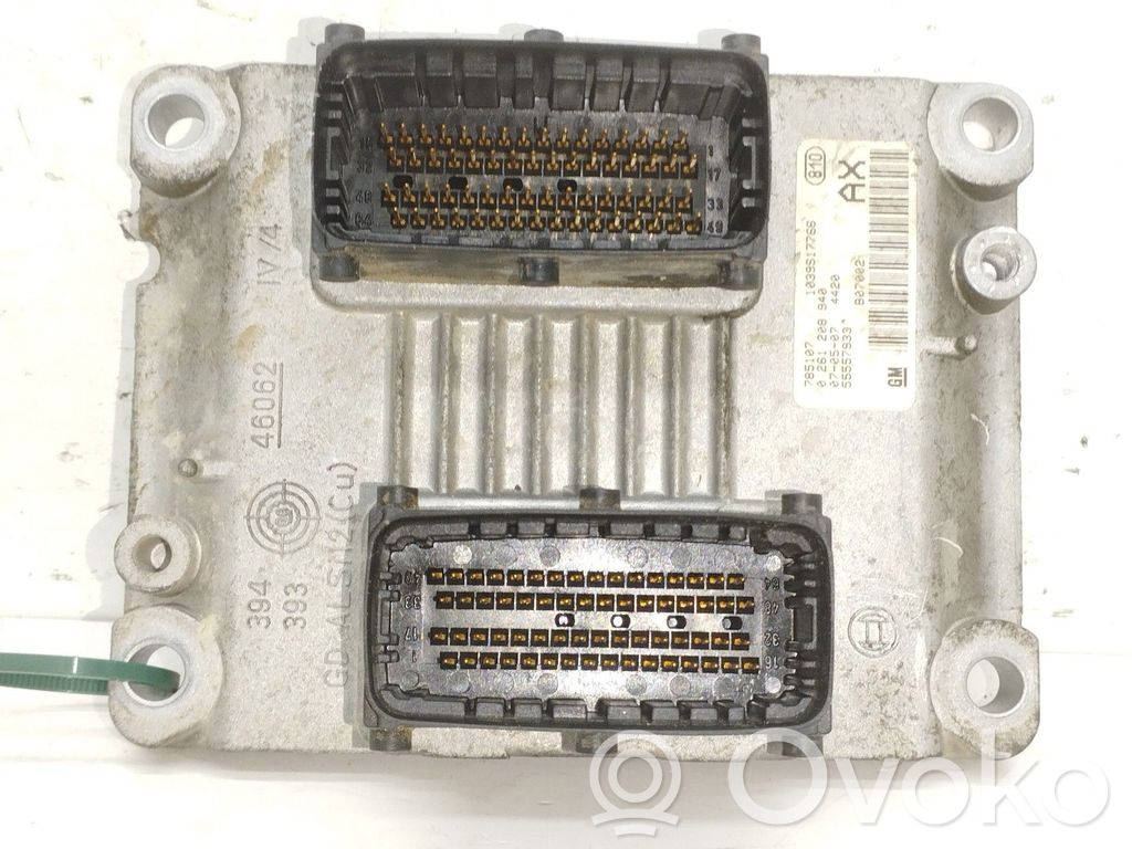 Unidad de control/módulo del motor   0261208940,55557933,1039S17766