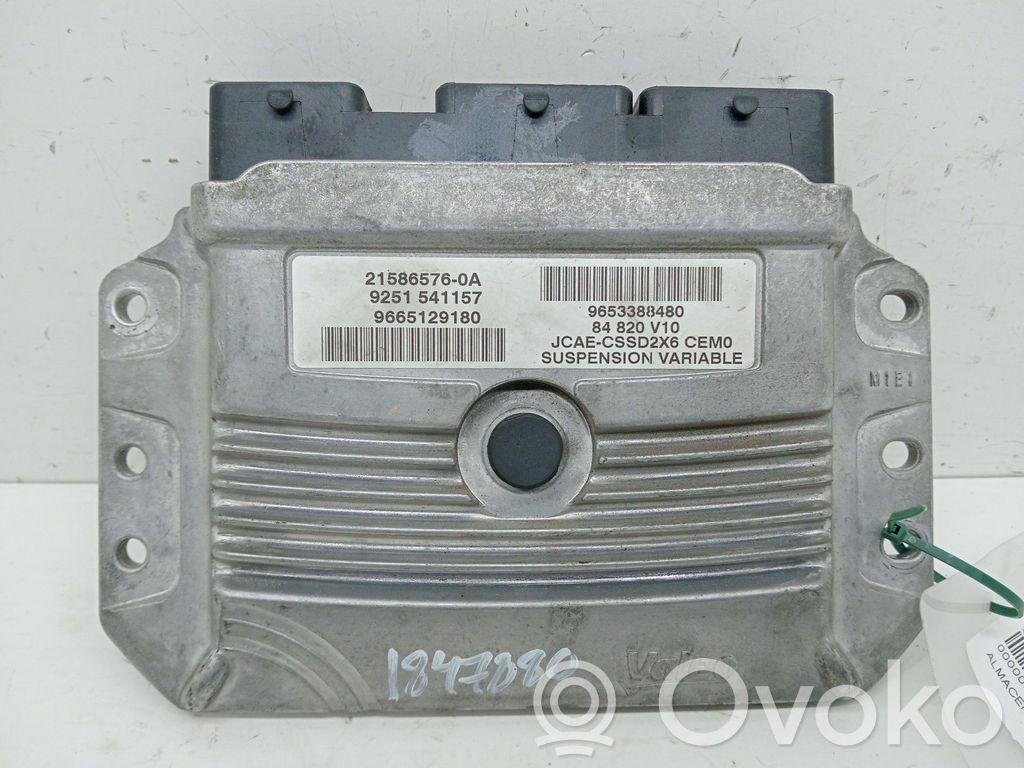 Citroen C6 Sterownik / Moduł zawieszenia pneumatycznego 