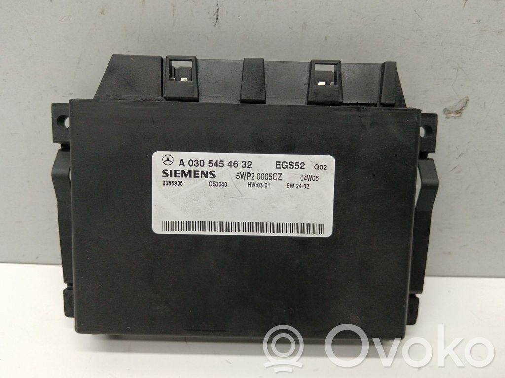 Autres unités de commande / modules   A0305454632