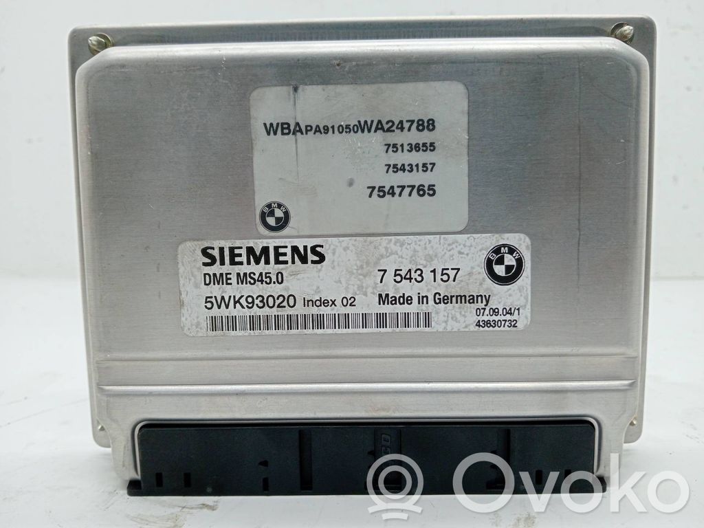 BMW X3 E83 Engine control unit/module 