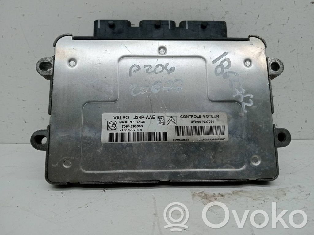 Peugeot 206 Unitate/modul de control motor 