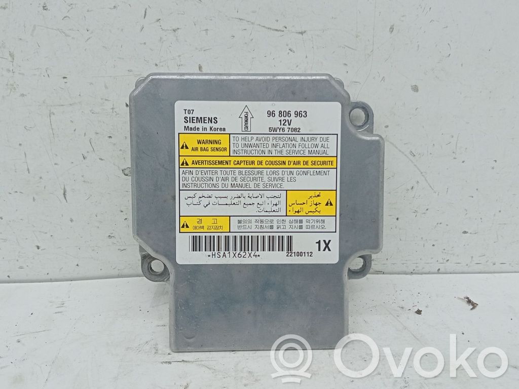 Airbag control unit/module   96806963,5WY67082