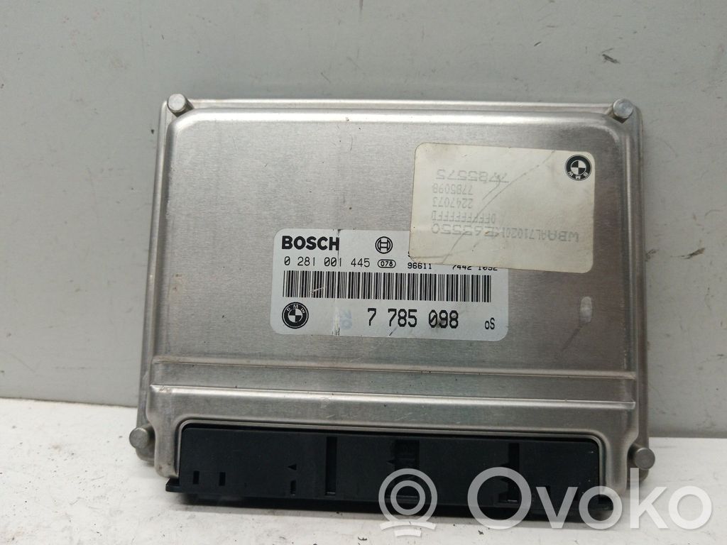Unidad de control/módulo del motor   0281001445,7785098