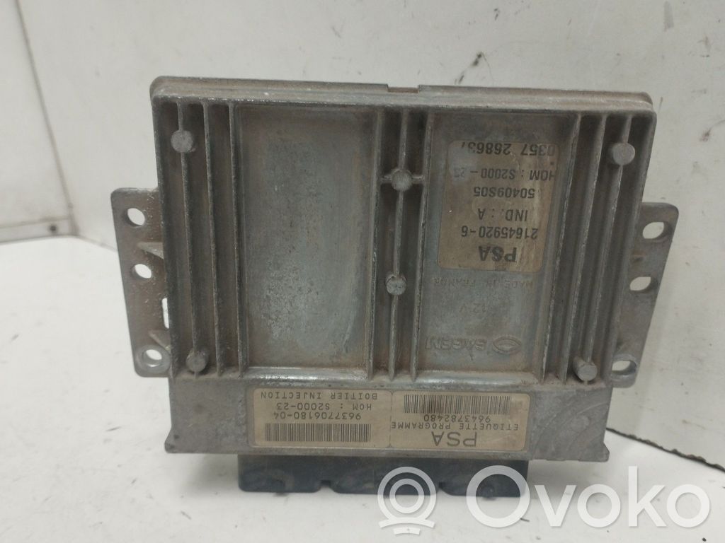 Engine control unit/module   9643782480