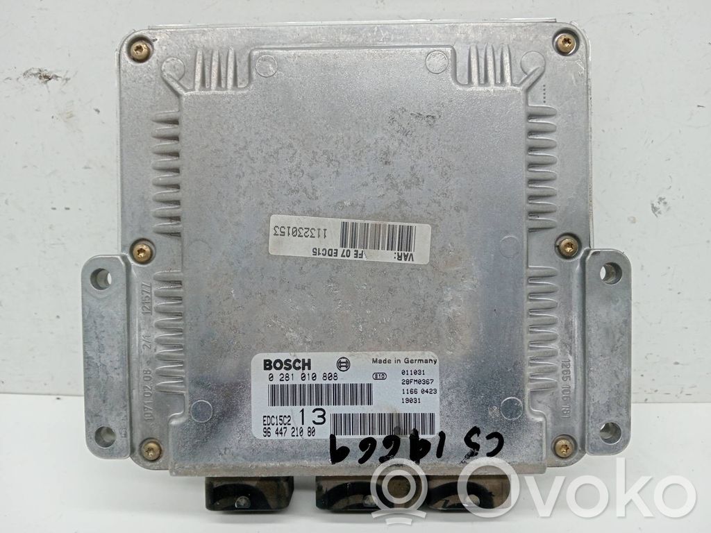 Unidad de control/módulo del motor   9644721080