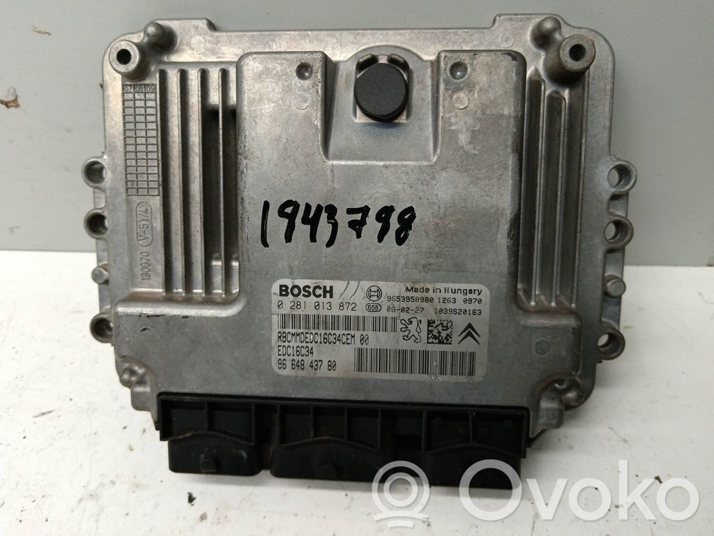 Engine control unit/module   0281013872