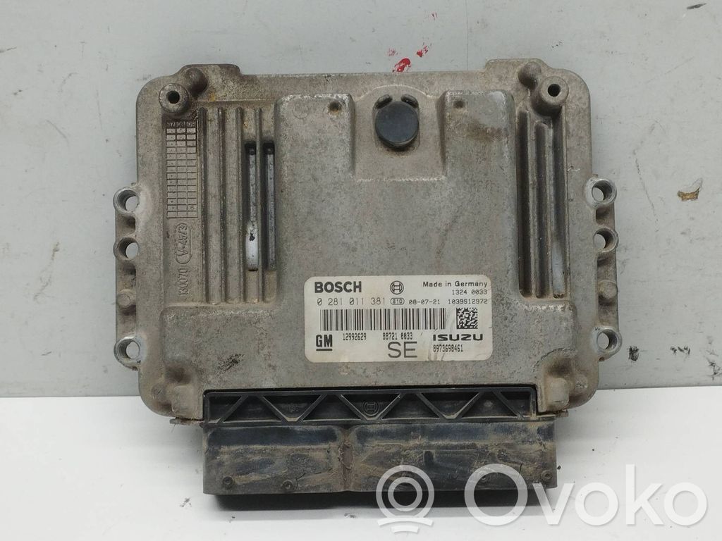 Engine control unit/module   0281011381,8973698461
