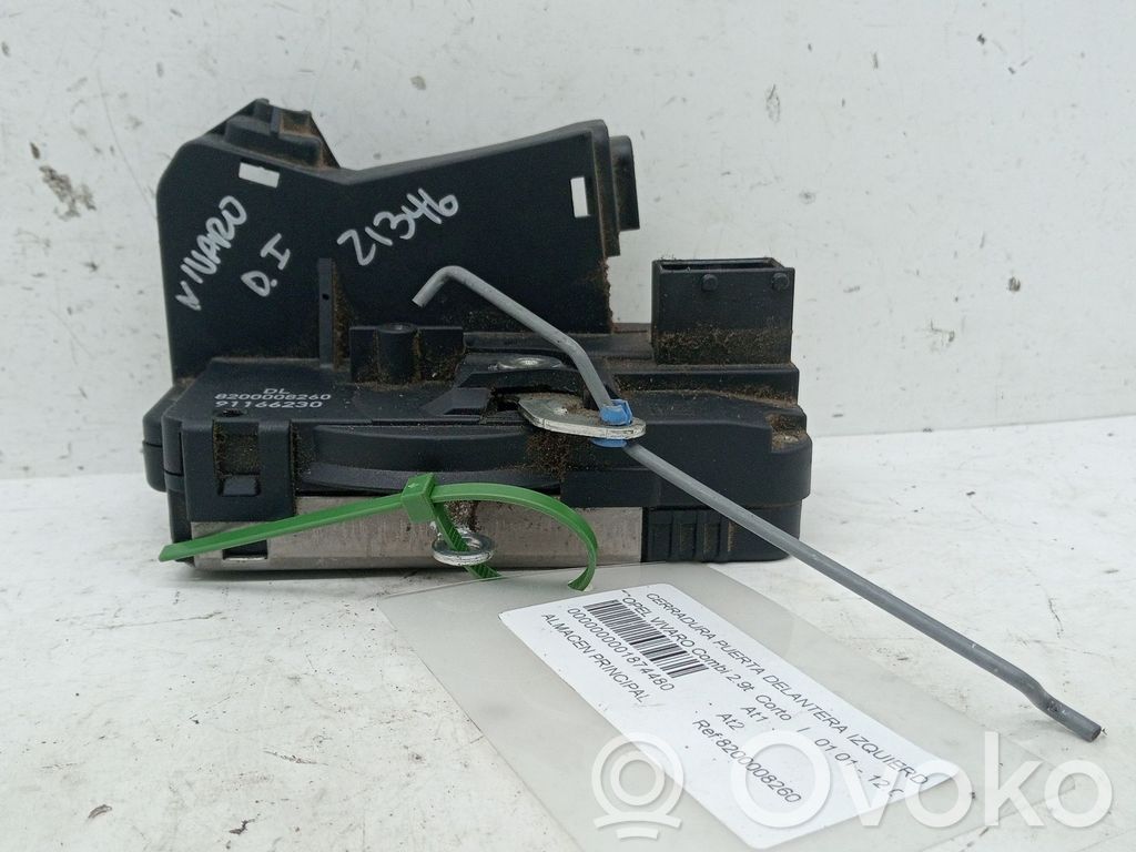 Opel Vivaro Serratura portiera anteriore