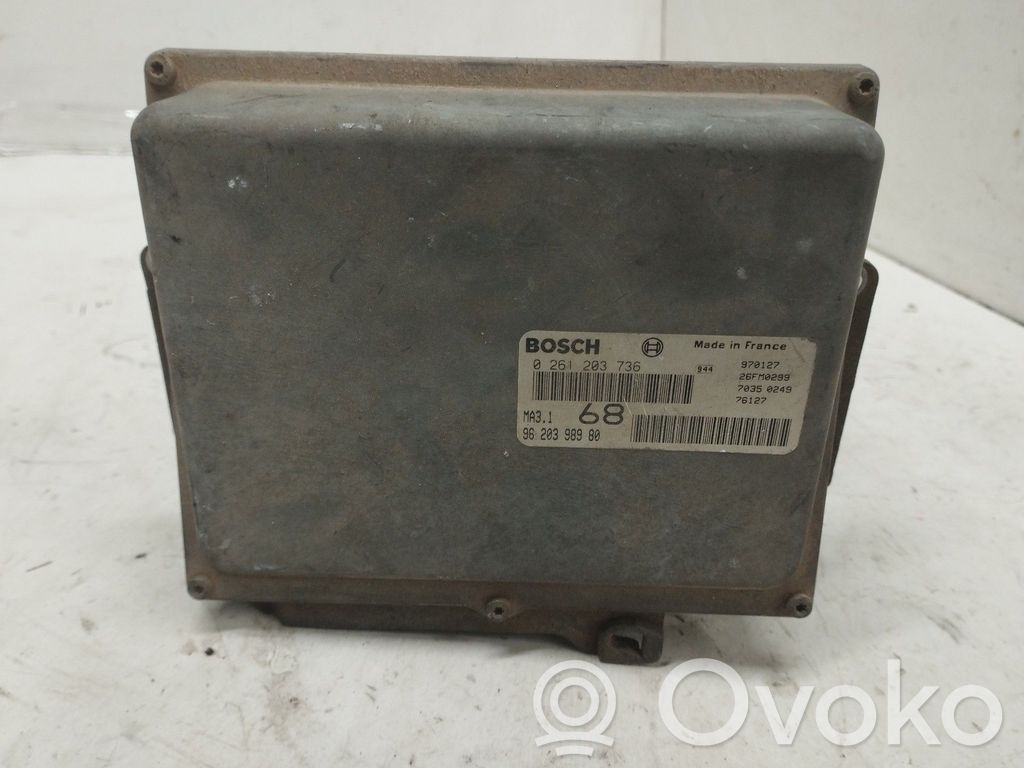 Unidad de control/módulo del motor   0261203736