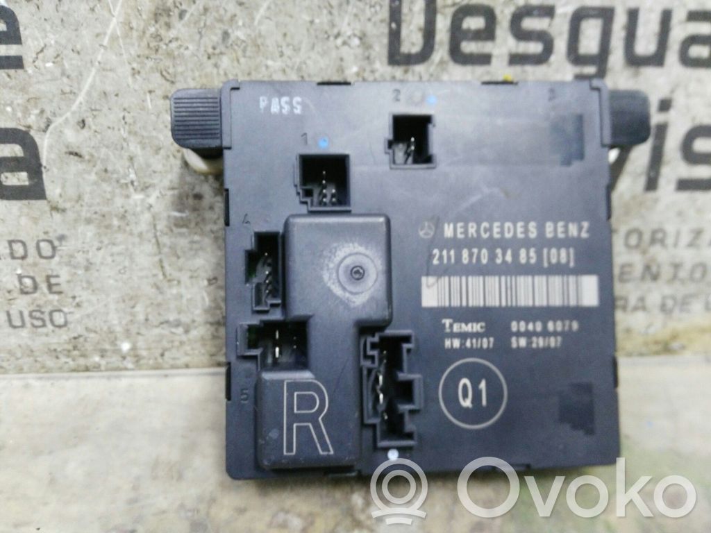 Mercedes-Benz E W211 Alte unități/module de control 