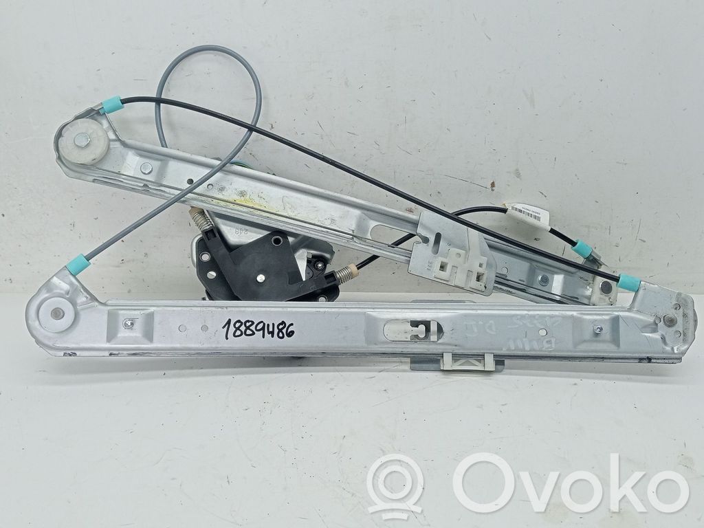 Front door manual window regulator