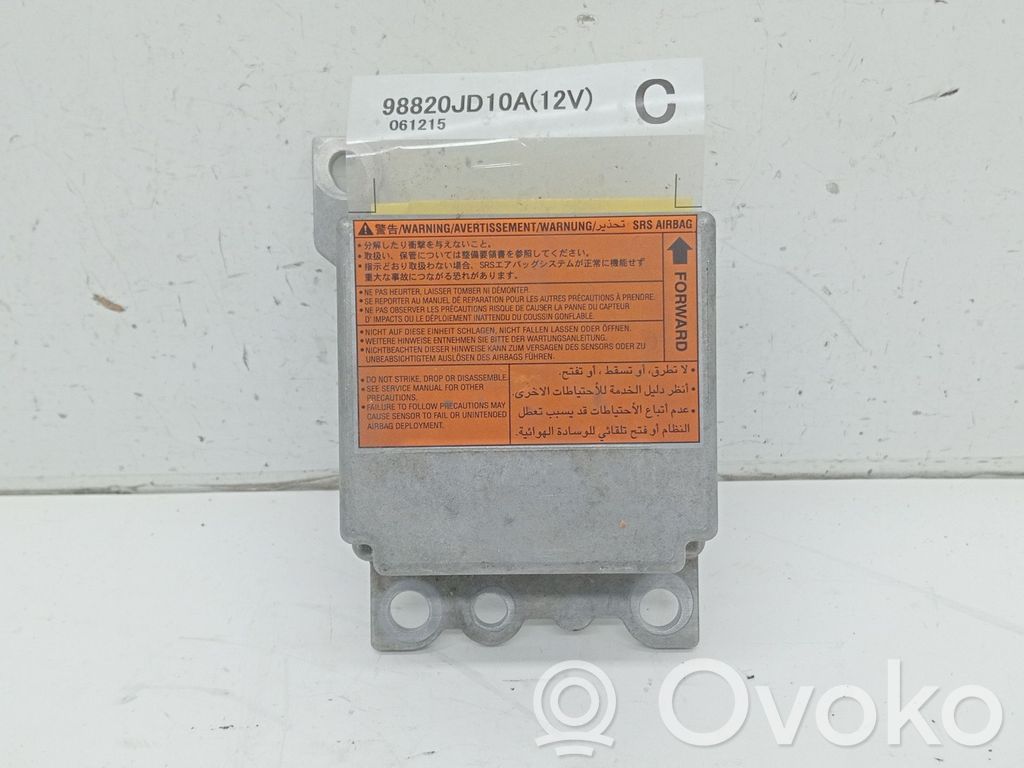 Centralina/modulo airbag   98820JD10A