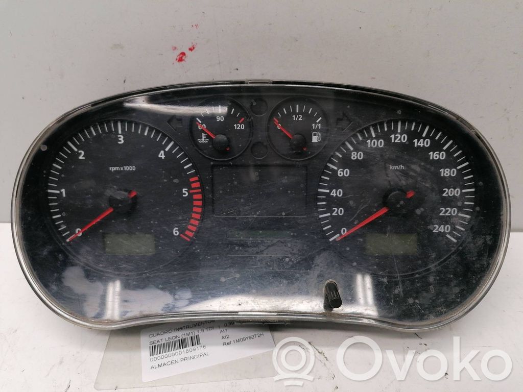 Seat Leon (1M) Vitezometru (grup de instrumente) 
