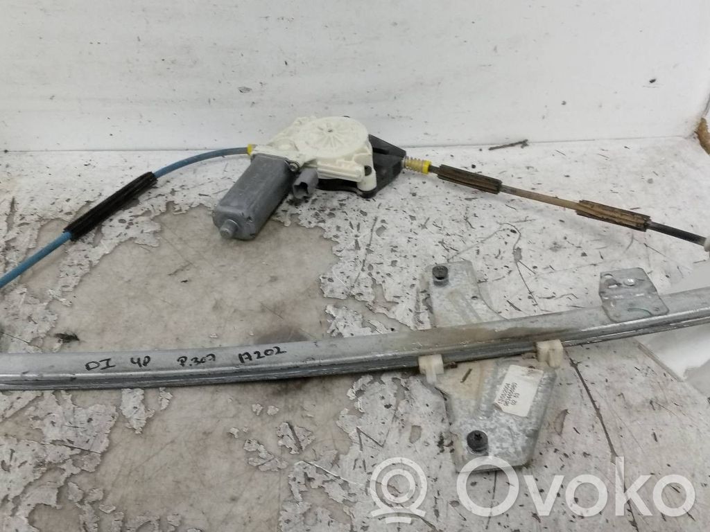Peugeot 307 Alzacristalli manuale della portiera anteriore 