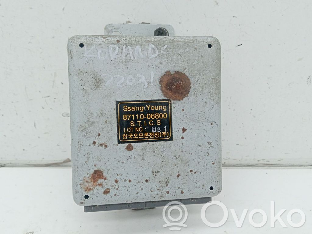SsangYong Korando Engine control unit/module 
