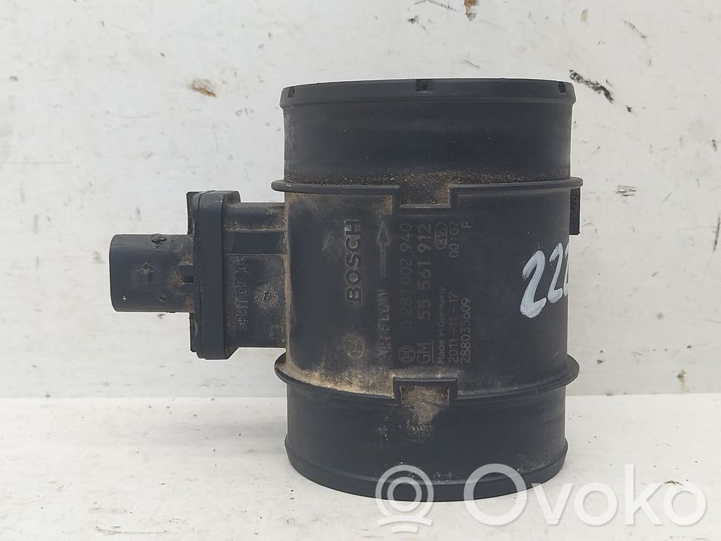 Opel Astra H Misuratore di portata d'aria 