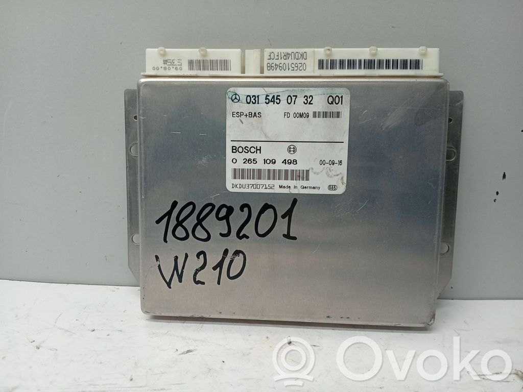 Mercedes-Benz E W210 Altre centraline/moduli 