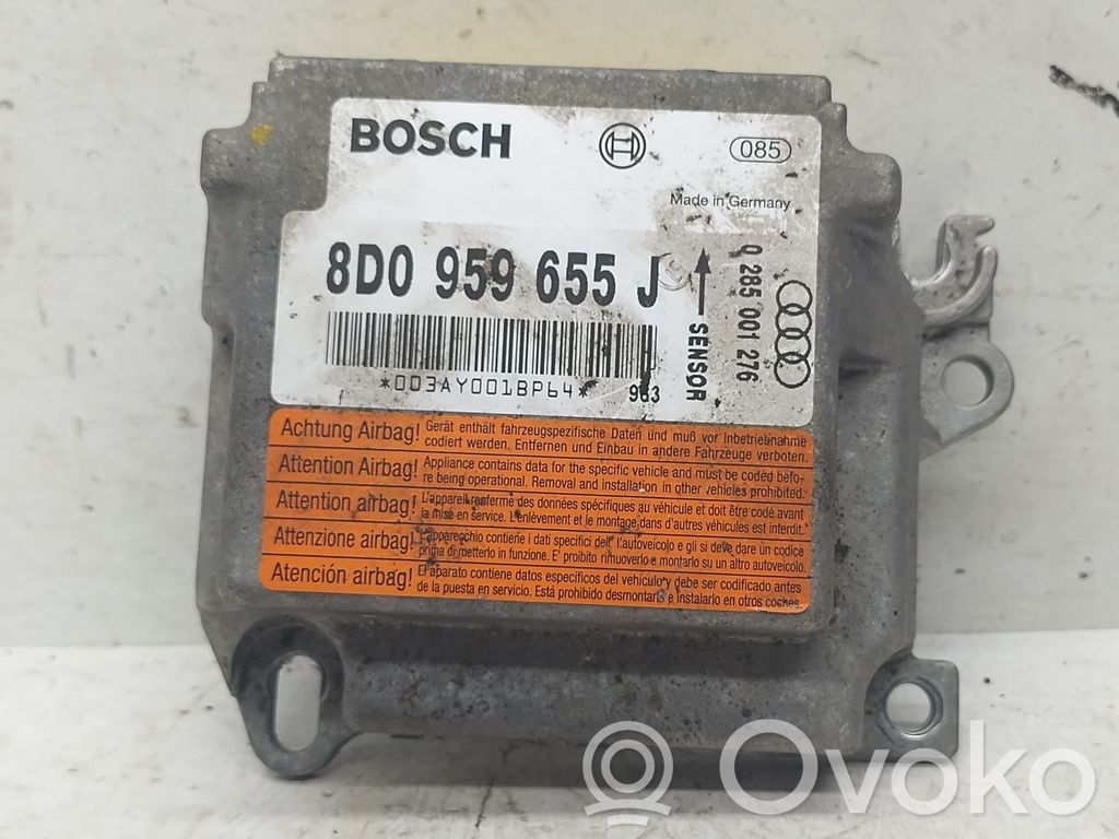 Audi A4 S4 B5 8D Unidad de control/módulo del Airbag 