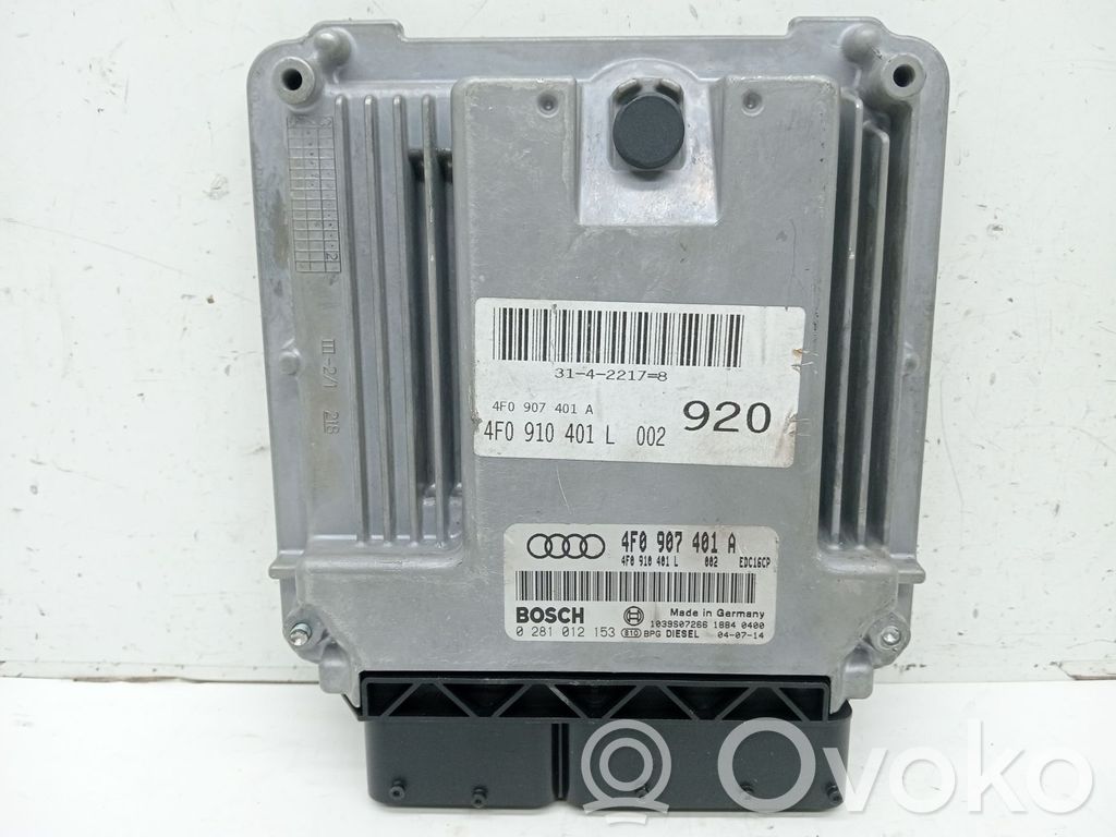 Audi A6 S6 C6 4F Centralina/modulo del motore 
