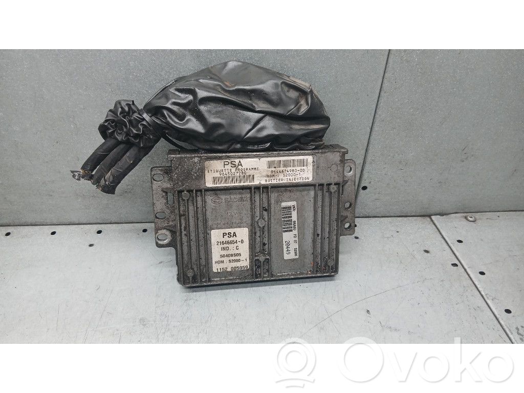 Engine control unit/module ECU   9645027280,9645027280