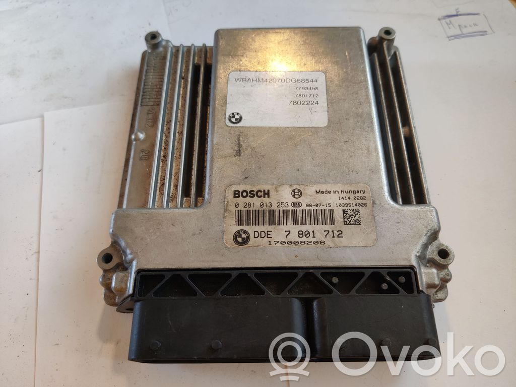Engine control unit/module   DDE7801712,0281013253