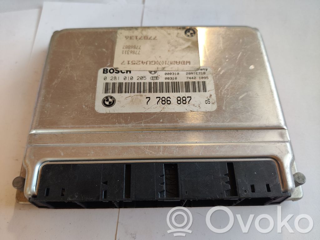 Engine control unit/module   7786887,0281010205