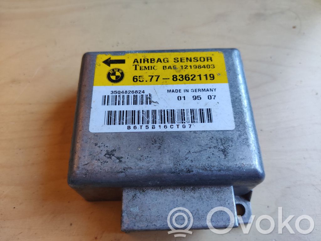 Airbag control unit/module   65778362119