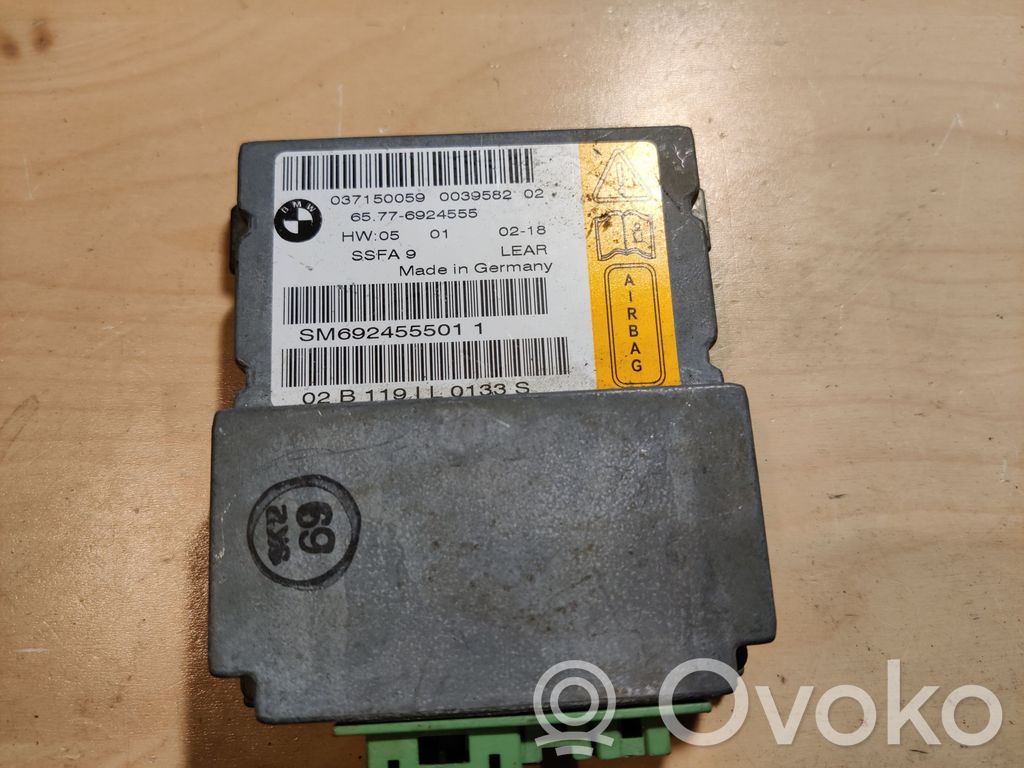 BMW 7 E65 E66 Airbag control unit/module 