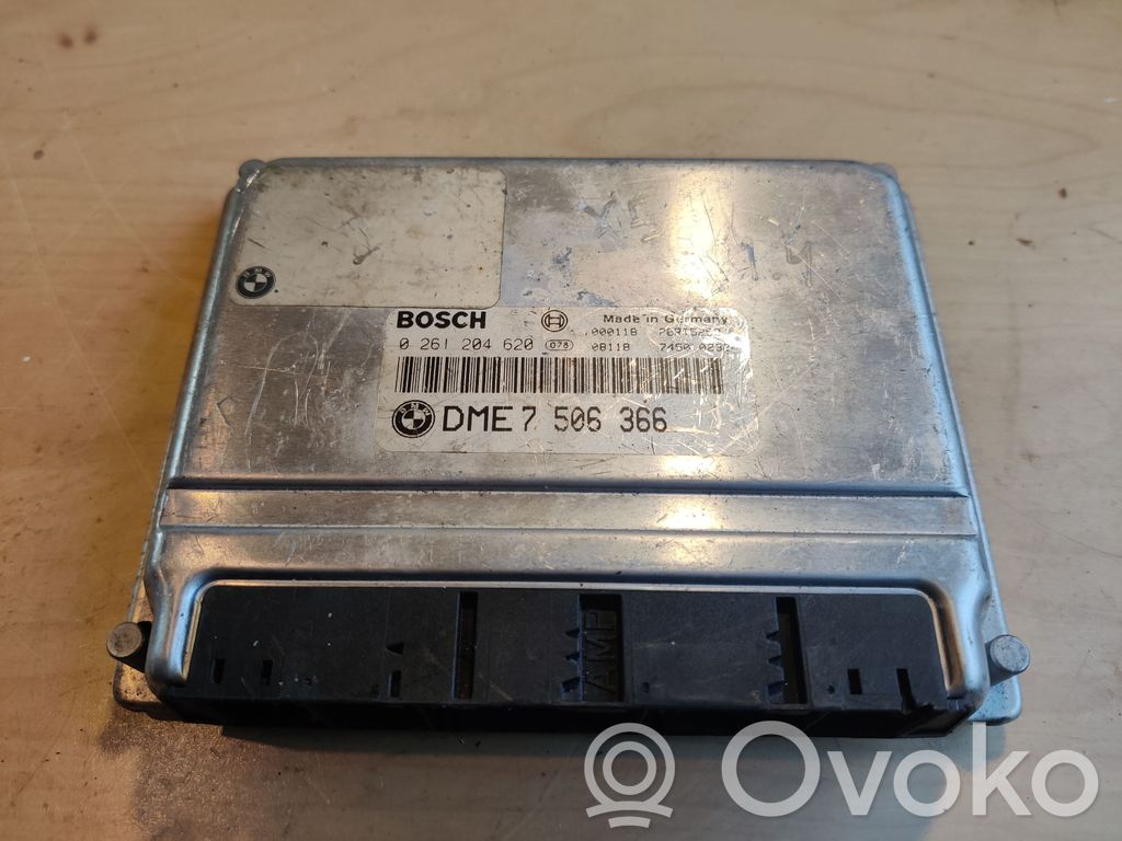 BMW 7 E38 Unité de commande, module ECU de moteur 