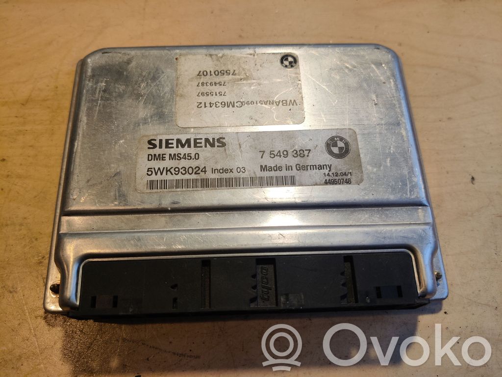 Engine control unit/module   7549387,5WK93024