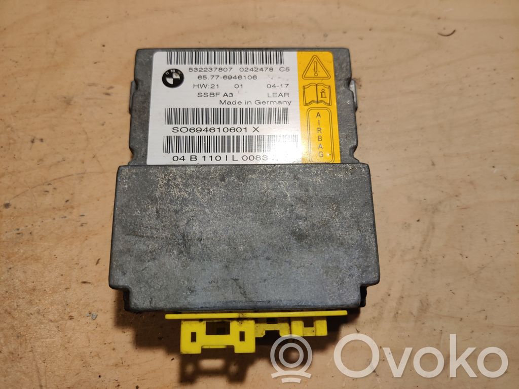 BMW 7 E65 E66 Airbag control unit/module 