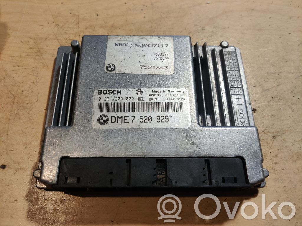 BMW 7 E65 E66 Engine control unit/module 