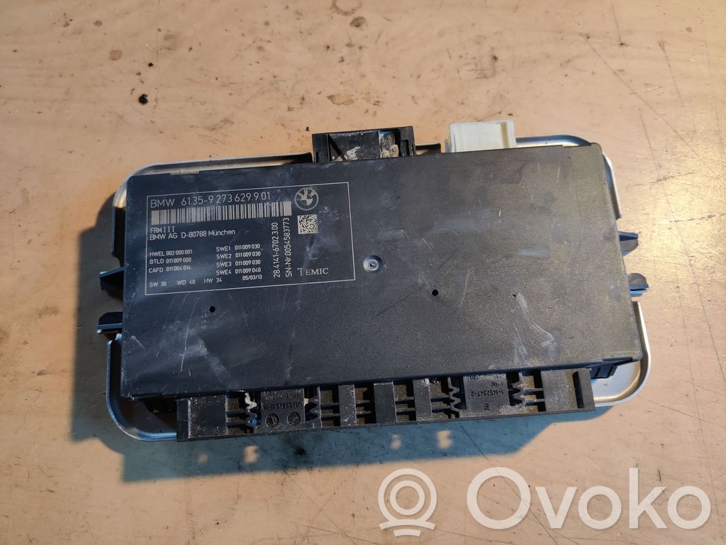 BMW 5 F10 F11 Sterownik / Moduł świateł LCM 