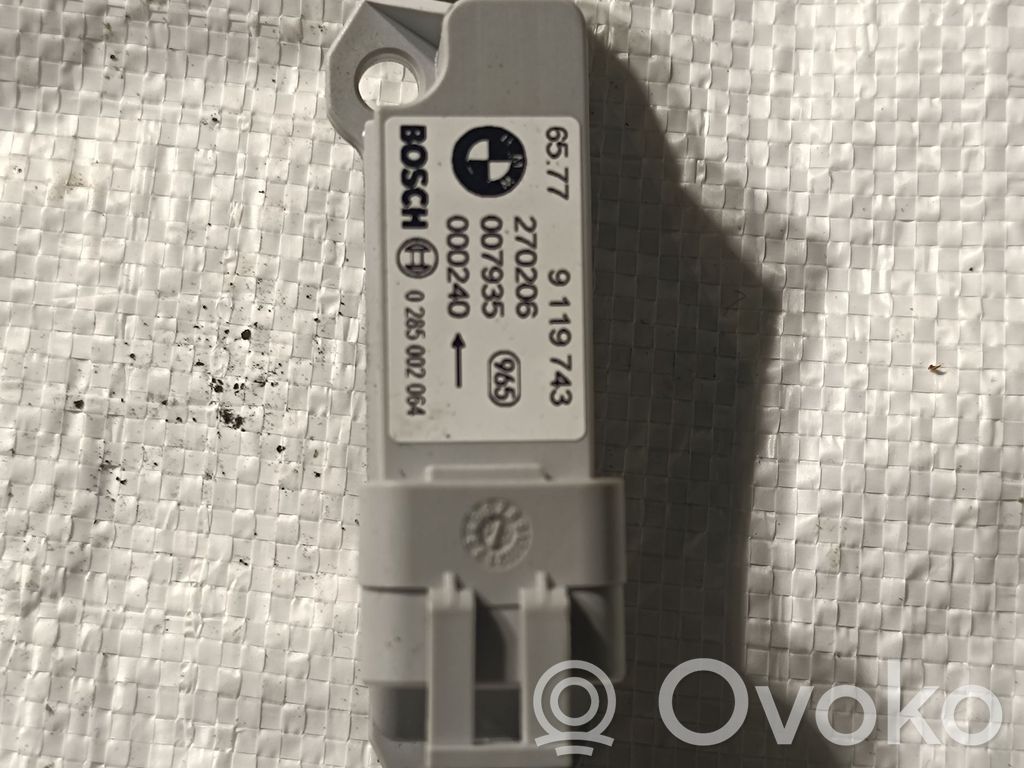 BMW X5 E53 Airbagsensor Crashsensor Drucksensor 