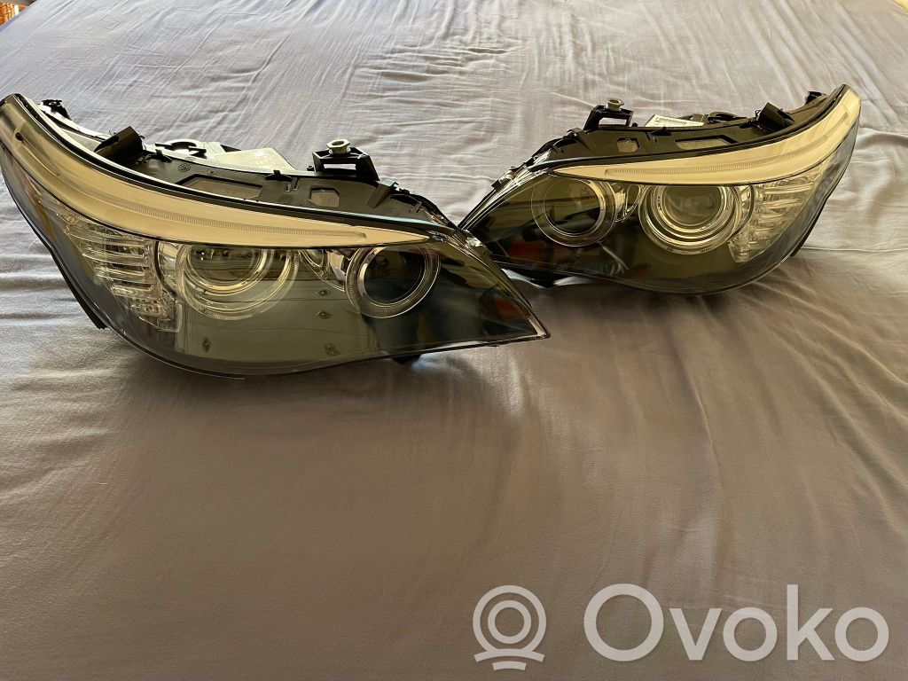 BMW 5 E60 E61 Headlights/headlamps set 