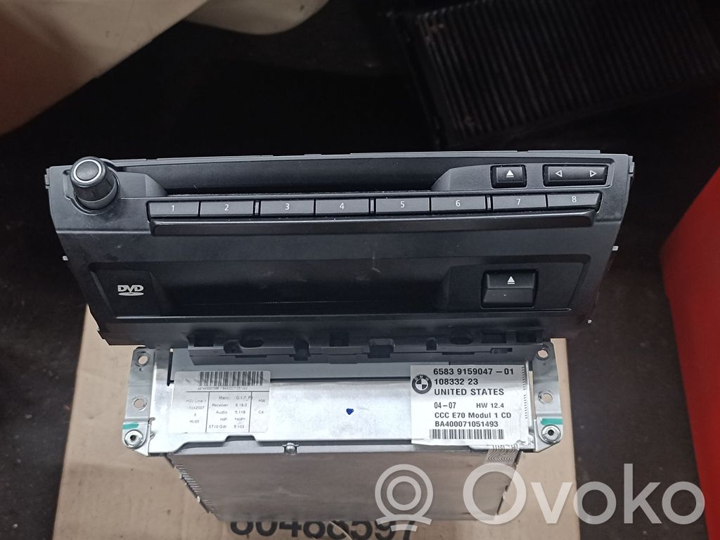 BMW X5 E70 Panel / Radioodtwarzacz CD/DVD/GPS 