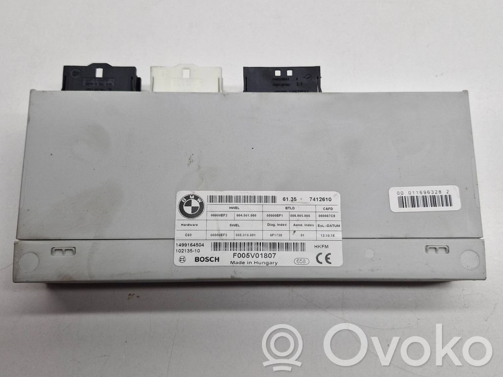BMW X1 F48 F49 Tailgate/trunk control unit/module 
