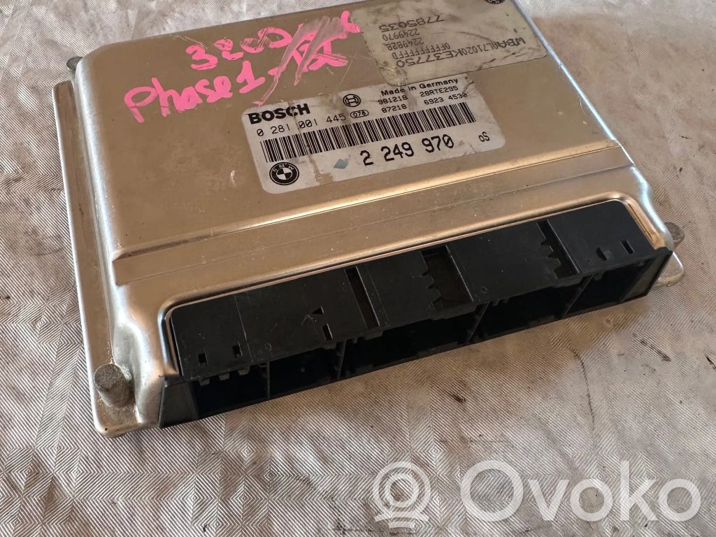 Engine control unit/module   13617786887,2249970,0281001445,13617787652,13617787654,13617794709,13617794711,7785035