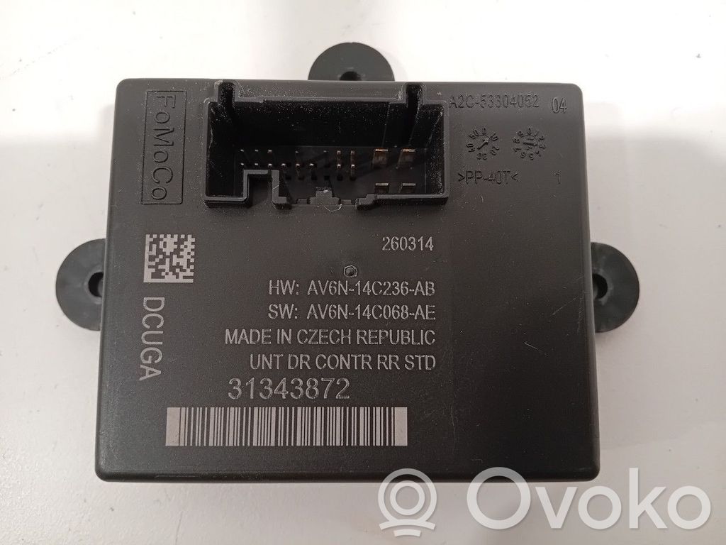 Door central lock control unit/module   31343872,31343044,31343872