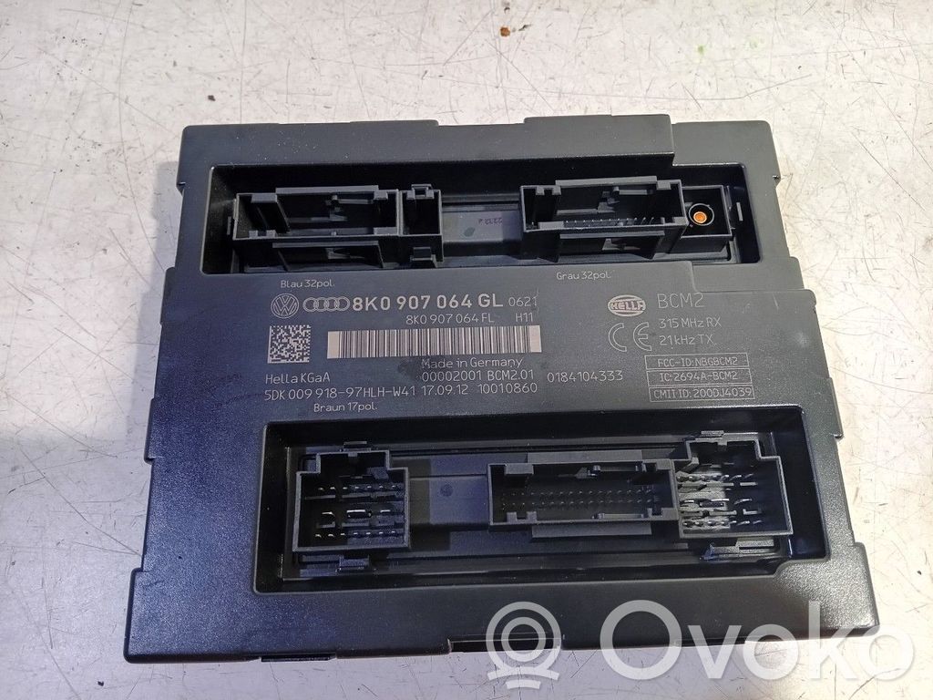 Audi A4 S4 B8 8K Module de contrôle carrosserie centrale 