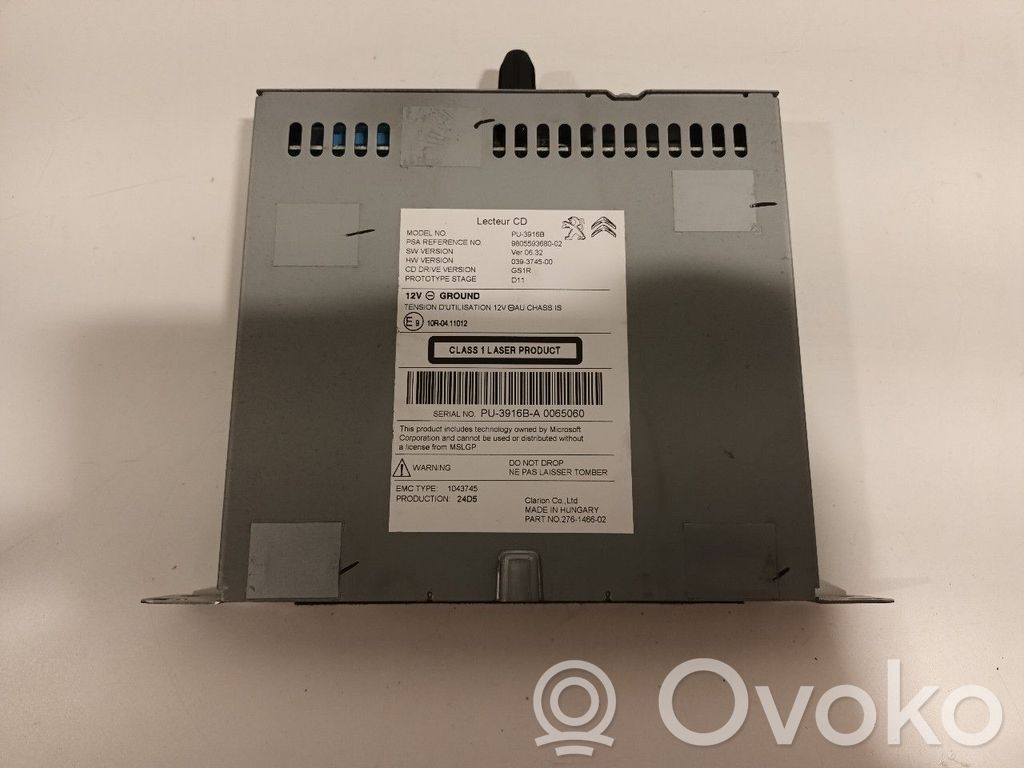 Peugeot 308 SW  Radio/CD/DVD/GPS head unit 