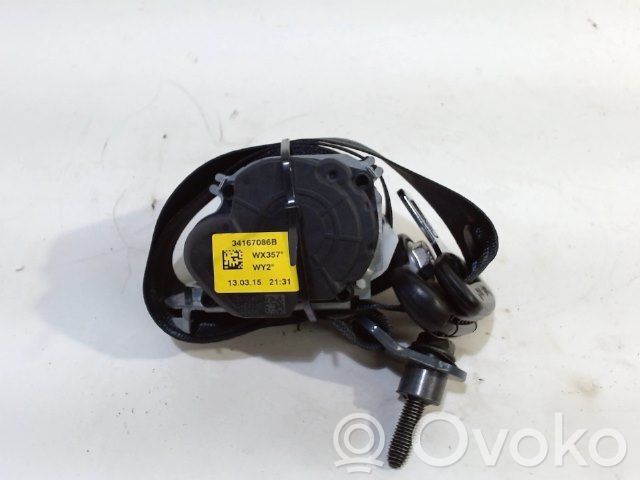 Renault Twingo III Cinturón trasero 