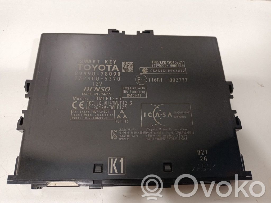 Lexus NX Door central lock control unit/module 