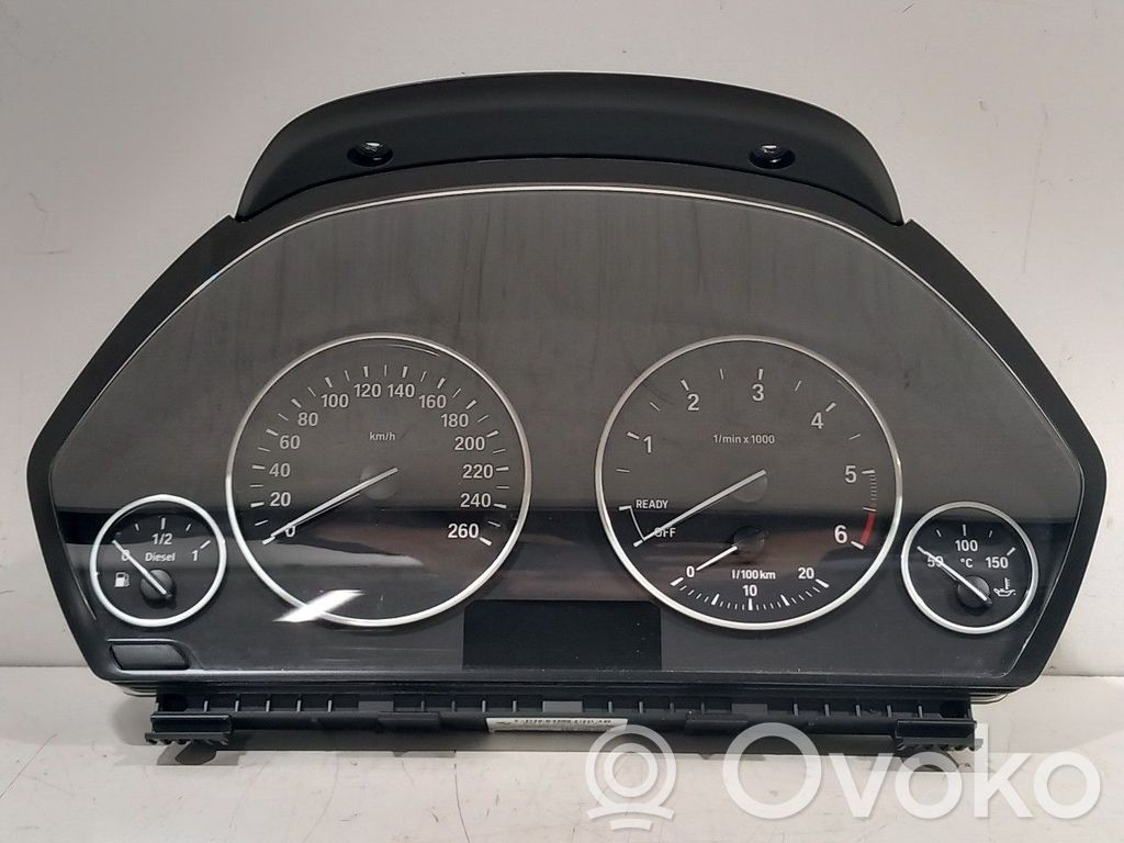 BMW 3 F30 F35 F31 Speedometer (instrument cluster) 