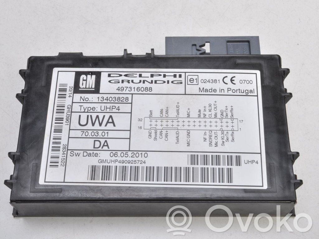 Opel Corsa D Modul unitate control Bluetooth 