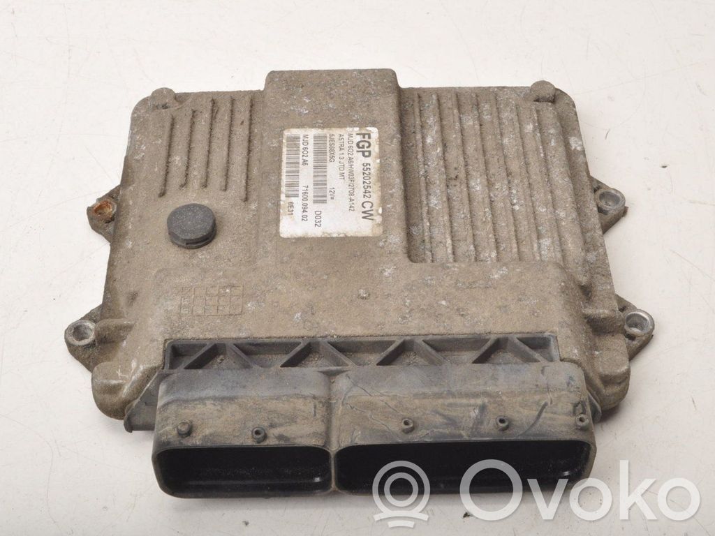 Opel Astra H Komputer / Sterownik ECU silnika 
