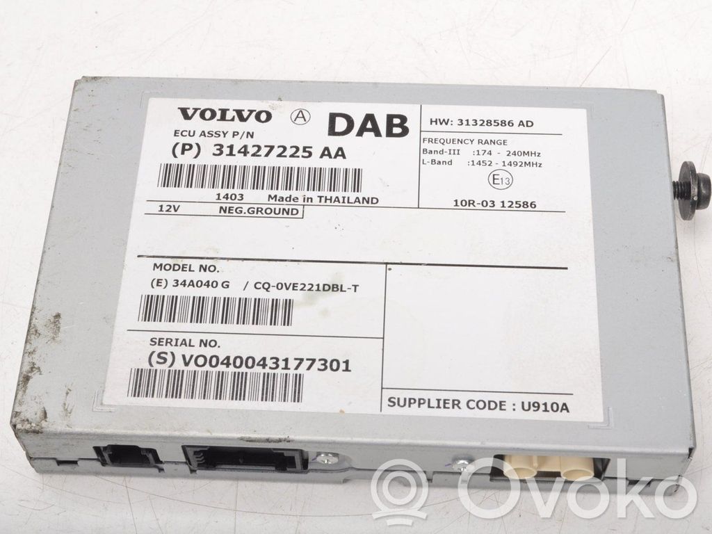 Volvo V40 Autres relais 